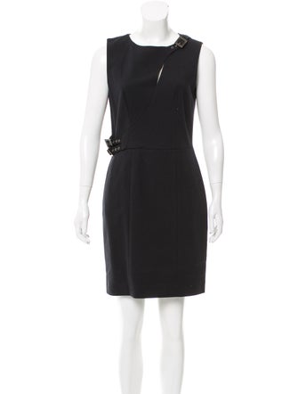 Thomas Wylde Belt-Accented Shift Dress