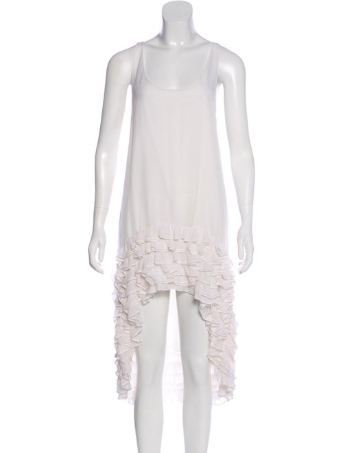 Thomas Wylde Sleeveless Midi Dress White