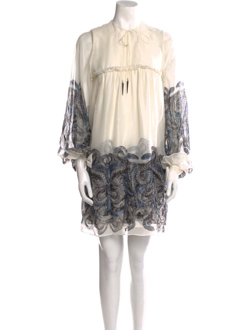 Thomas Wylde Silk Mini Dress