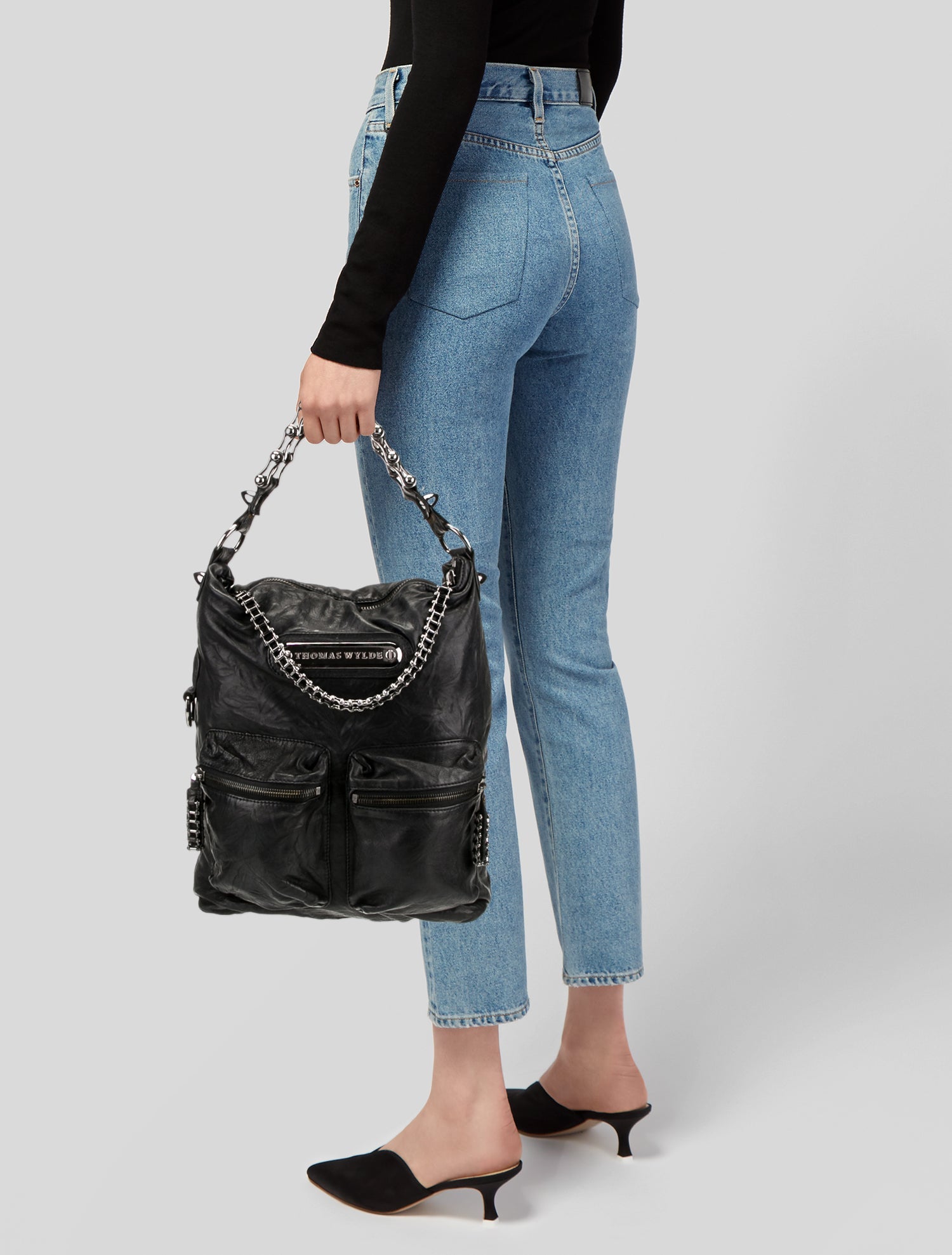 Thomas Wylde Leather - Black Hobos, Handbags - THM40646 | The RealReal