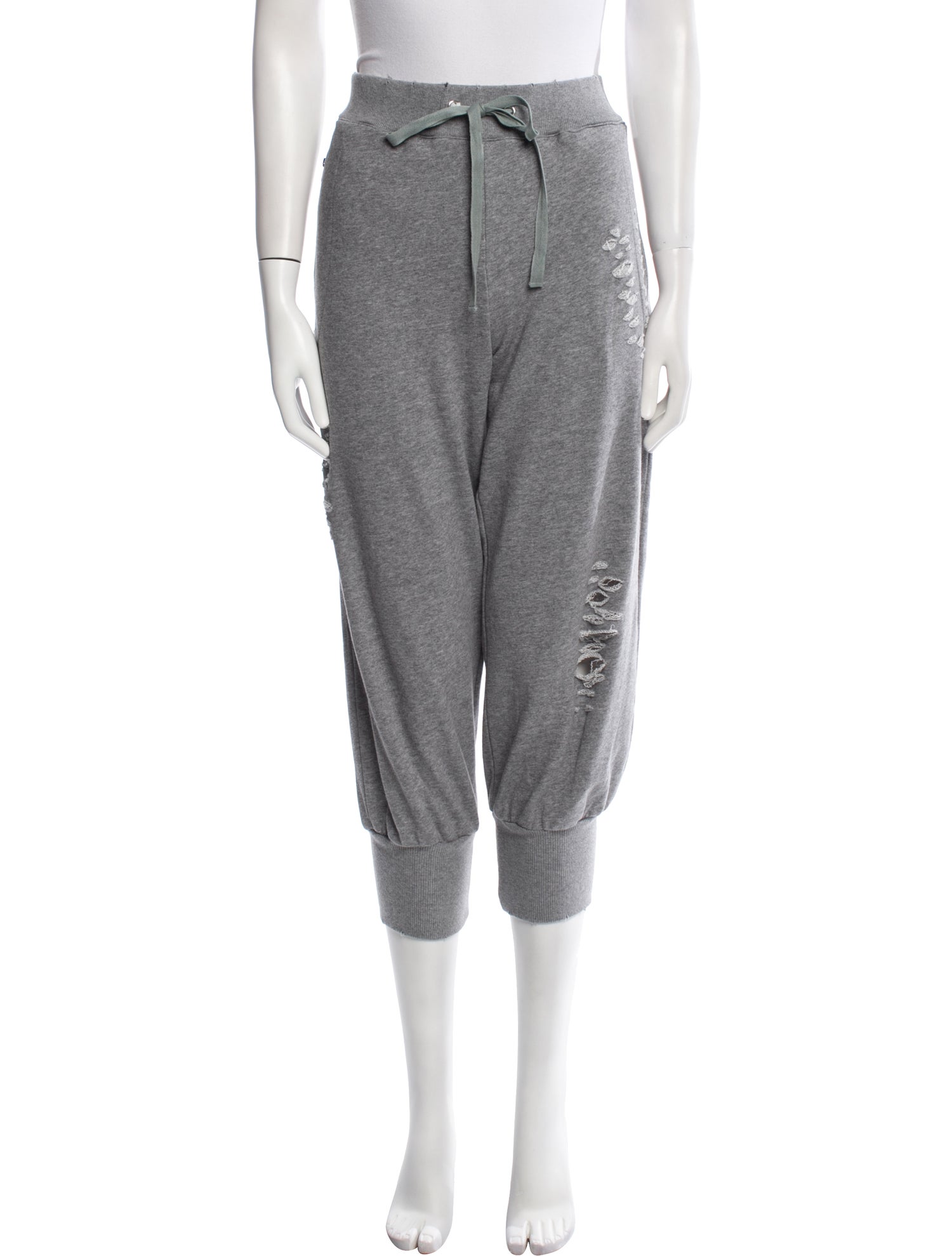 Thomas Wylde Distressed Accents Sweatpants