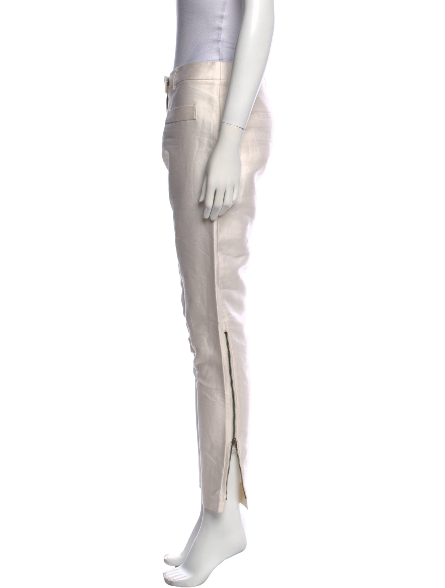 Thomas Wylde Leather Skinny Leg Pants