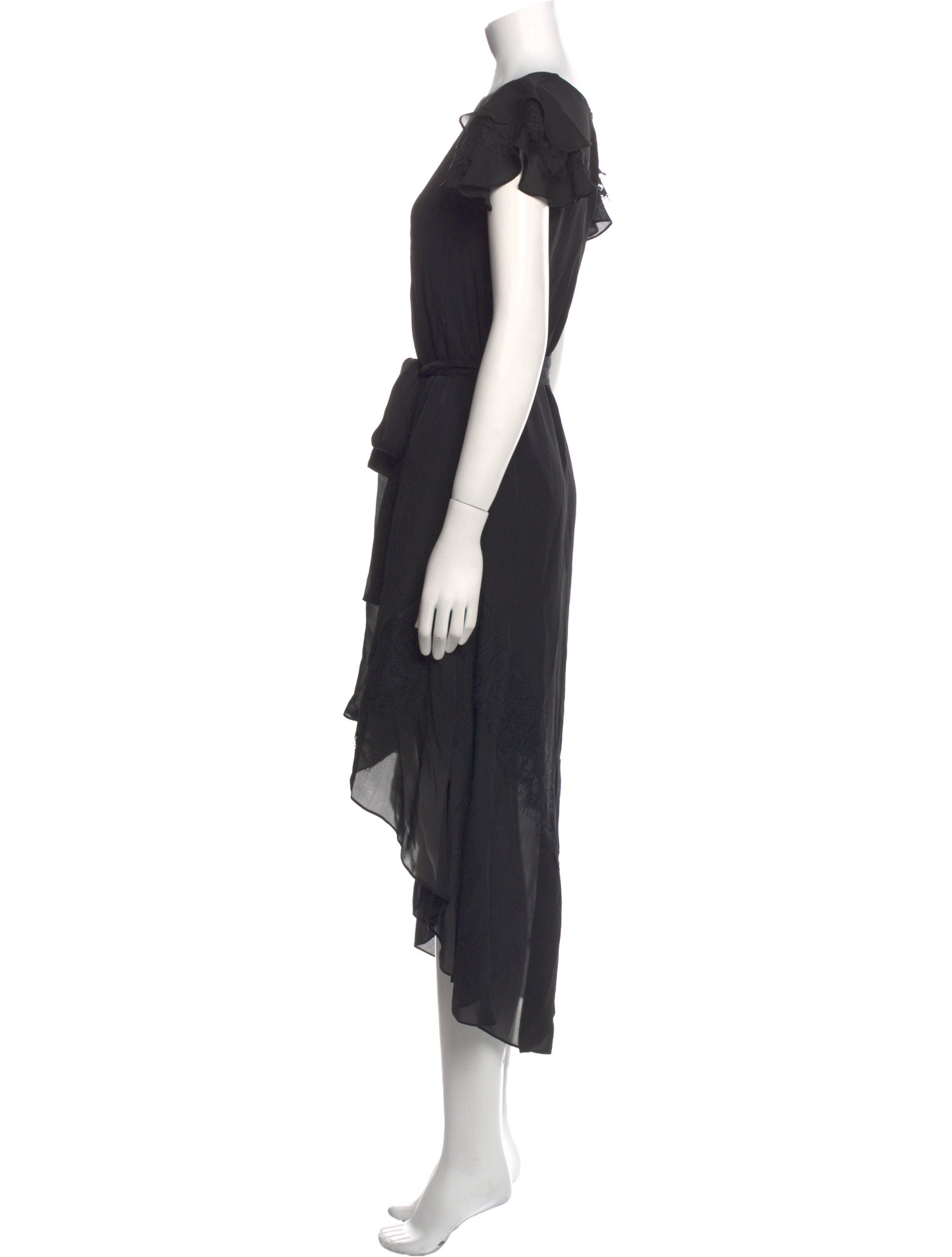 Thomas Wylde Silk Long Dress