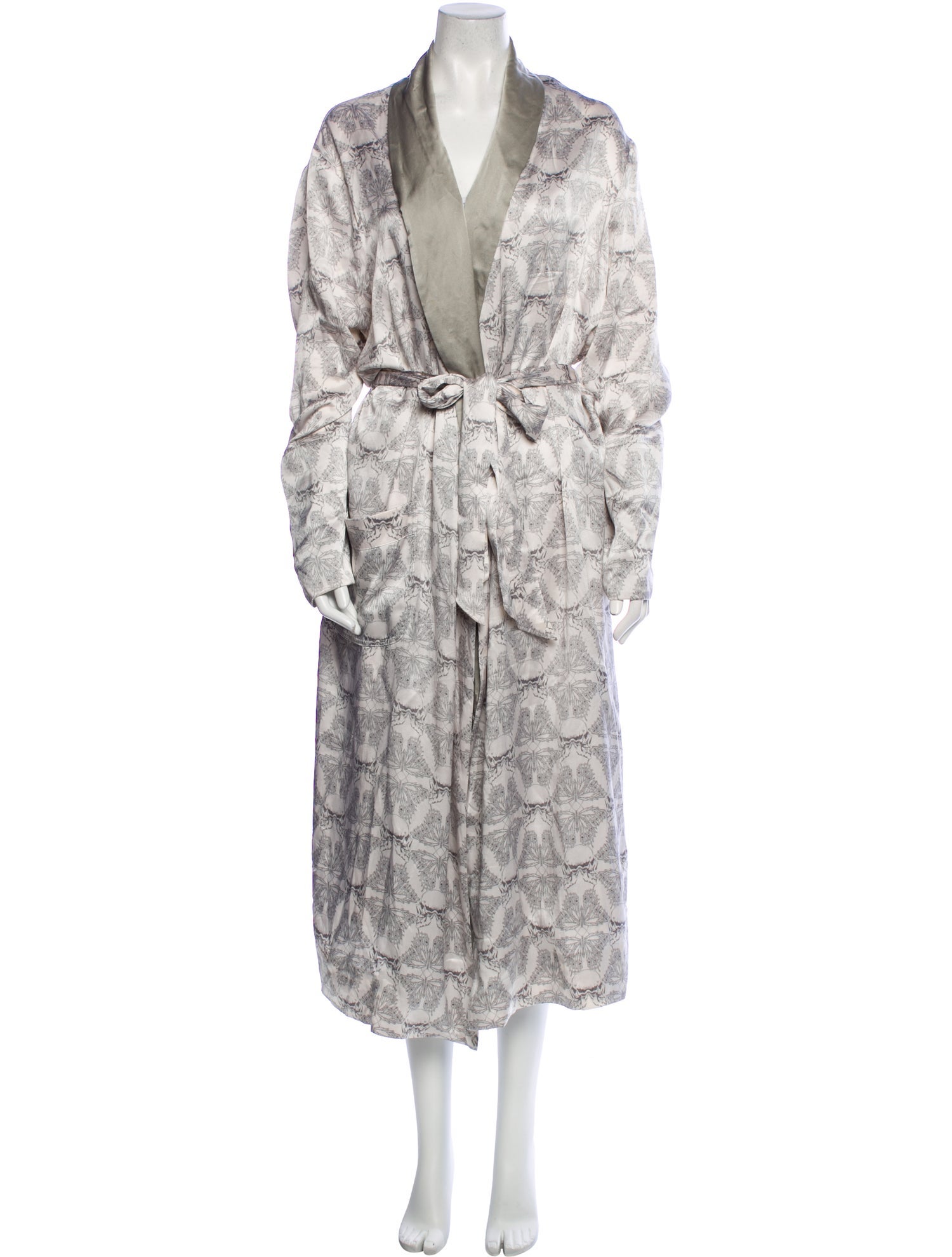 Thomas Wylde Silk Printed Robe