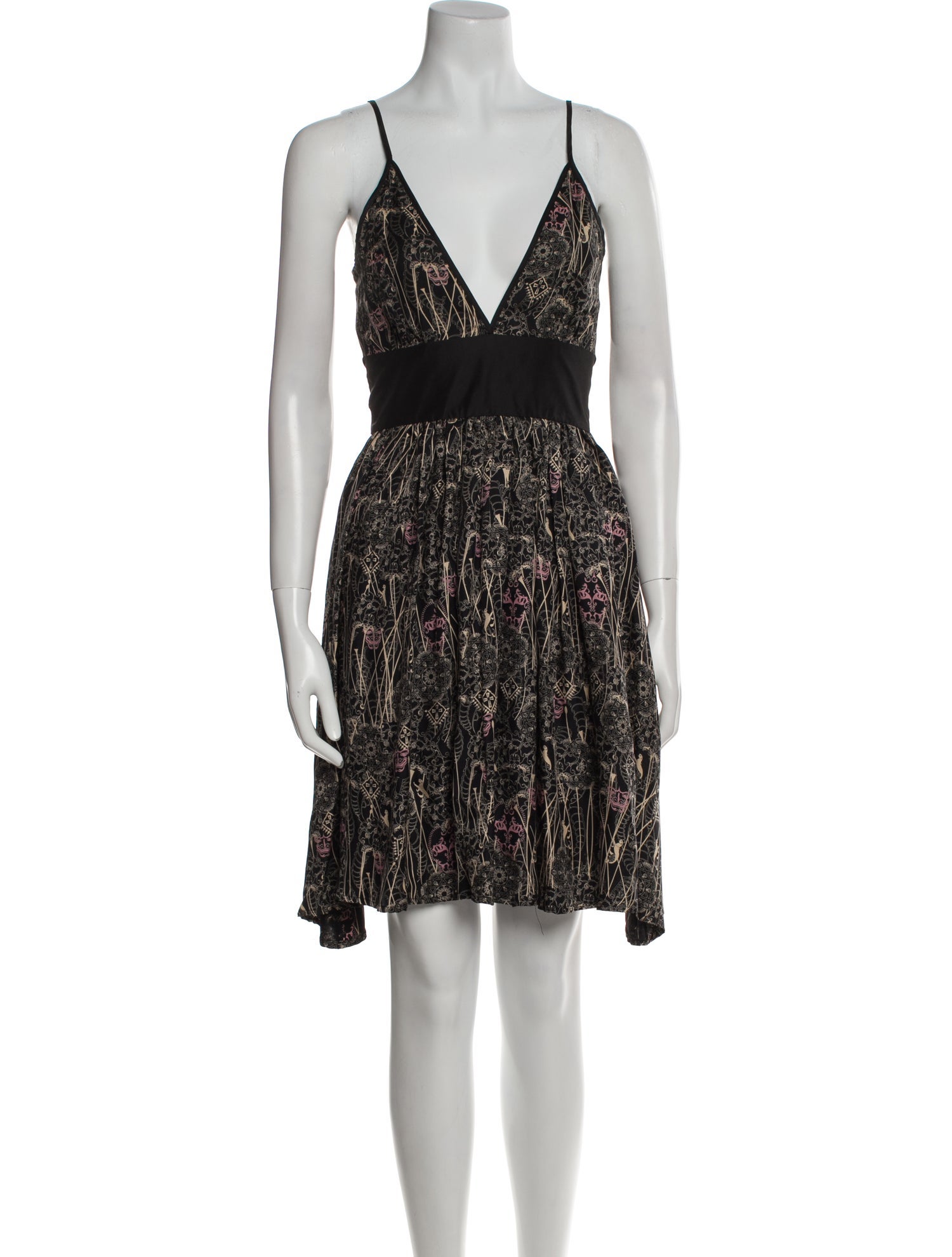 Thomas Wylde Silk Mini Dress