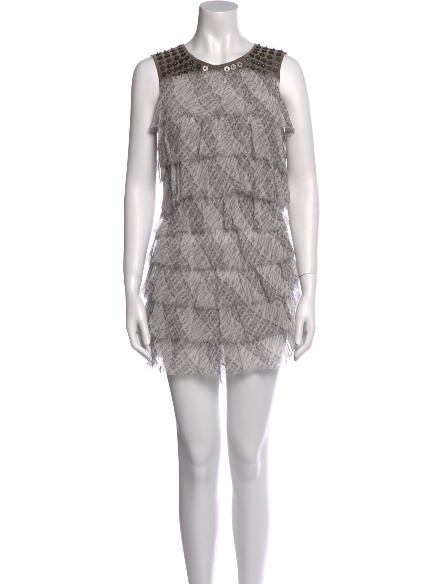 Thomas Wylde Silk Mini Dress
