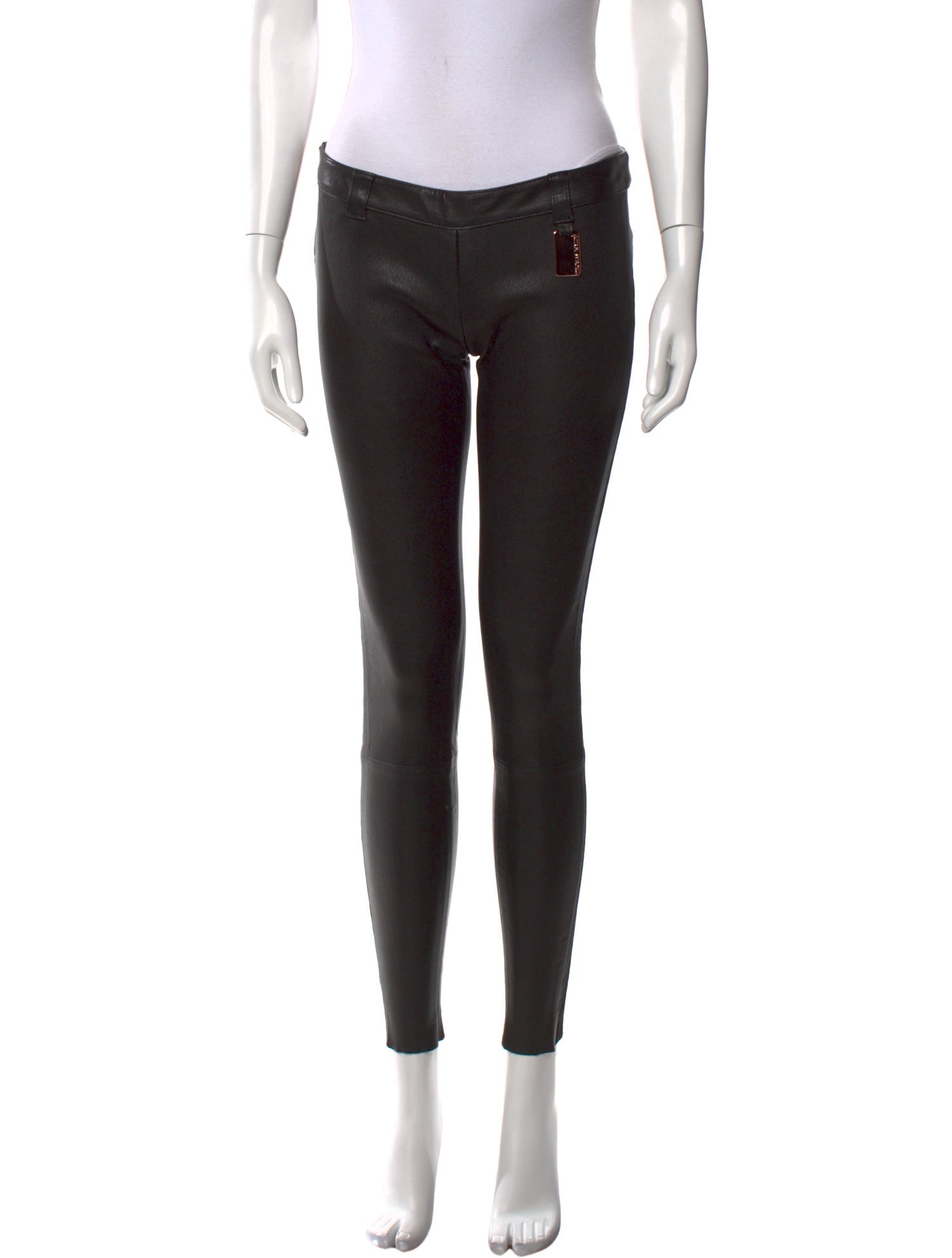 Thomas Wylde Leather Skinny Leg Pants