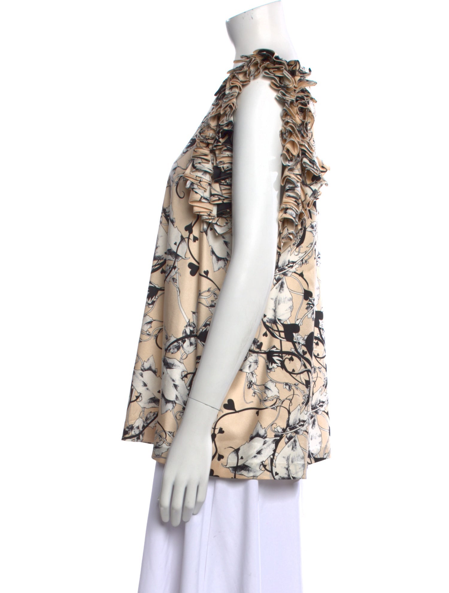 Thomas Wylde Silk Printed Blouse