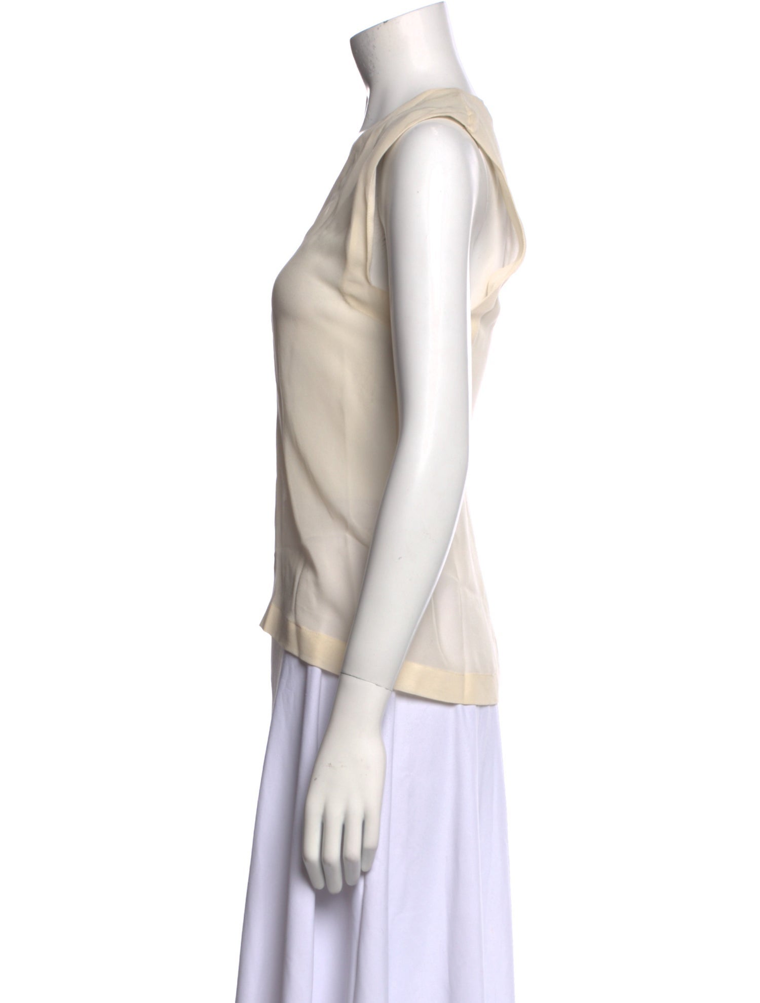 Thomas Wylde Silk V-Neck Top