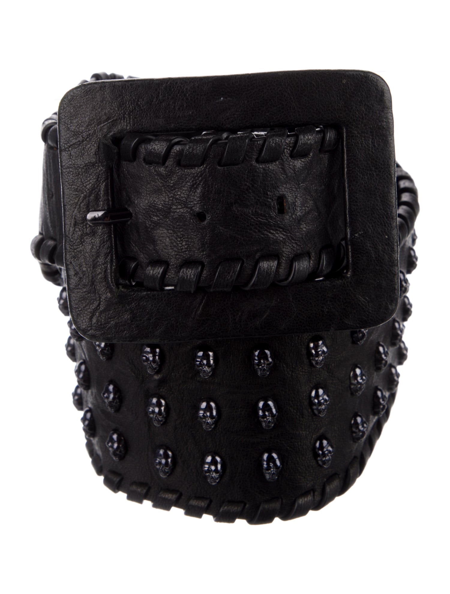 Thomas Wylde Wide Leather Waist Belt