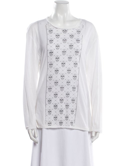 Thomas Wylde Scoop Neck Long Sleeve Tunic