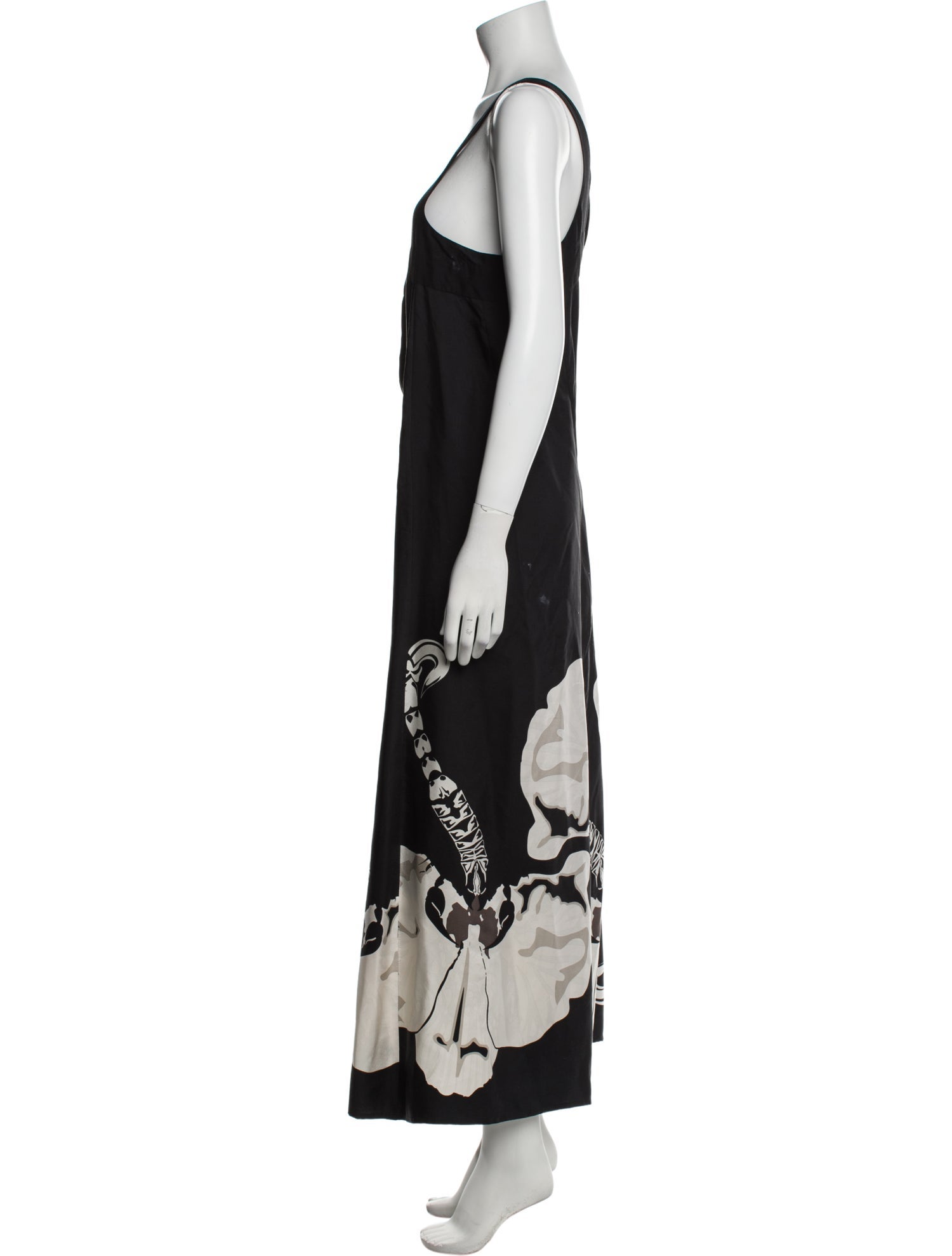 Thomas Wylde Silk Long Dress