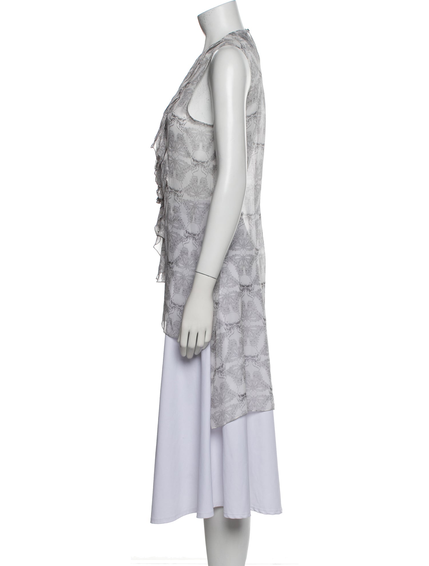 Thomas Wylde Silk Printed Top