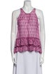 Thomas Wylde Printed V-Neck Blouse