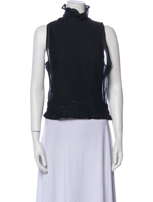 Thomas Wylde Turtleneck Sleeveless Top