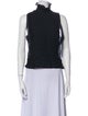 Thomas Wylde Turtleneck Sleeveless Top