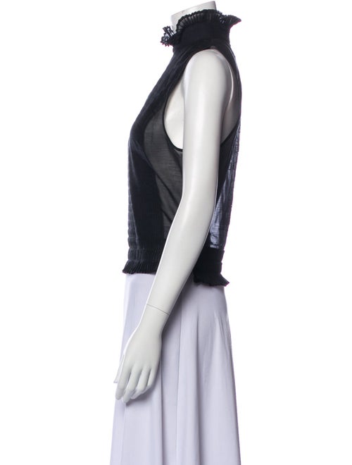 Thomas Wylde Turtleneck Sleeveless Top