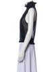 Thomas Wylde Turtleneck Sleeveless Top
