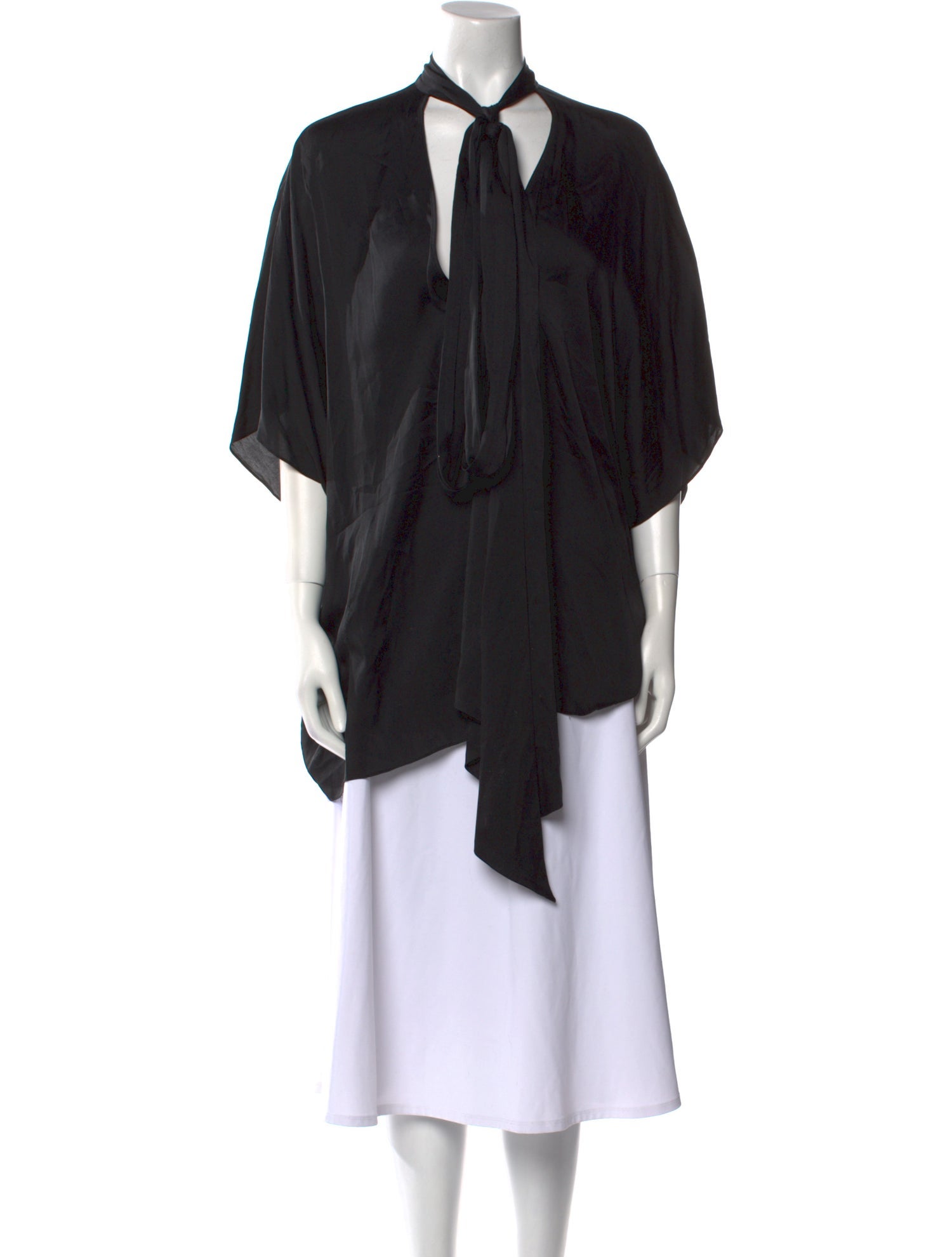 Thomas Wylde V-Neck Three-Quarter Sleeve Tunic