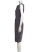 Thomas Wylde V-Neck Knee-Length Dress