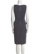 Thomas Wylde V-Neck Knee-Length Dress