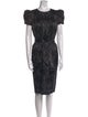 Thomas Wylde Printed Midi Length Dress