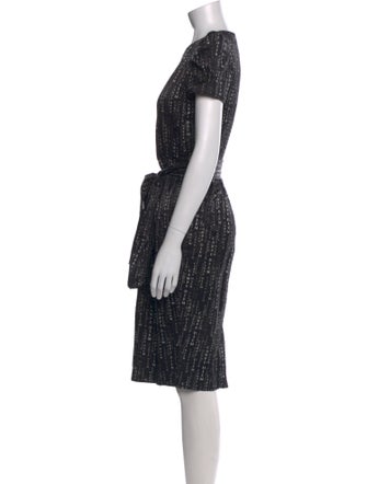 Thomas Wylde Printed Midi Length Dress
