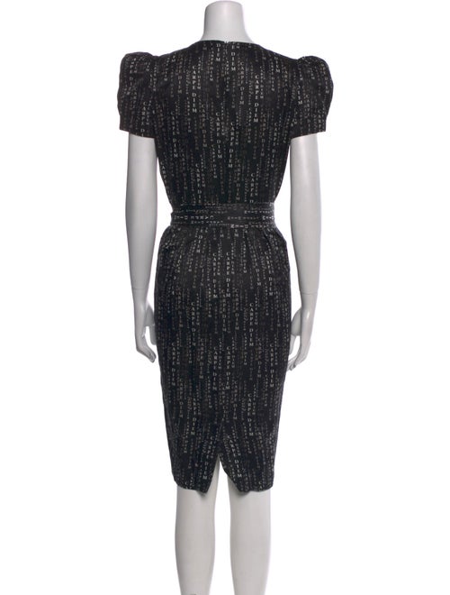 Thomas Wylde Printed Midi Length Dress