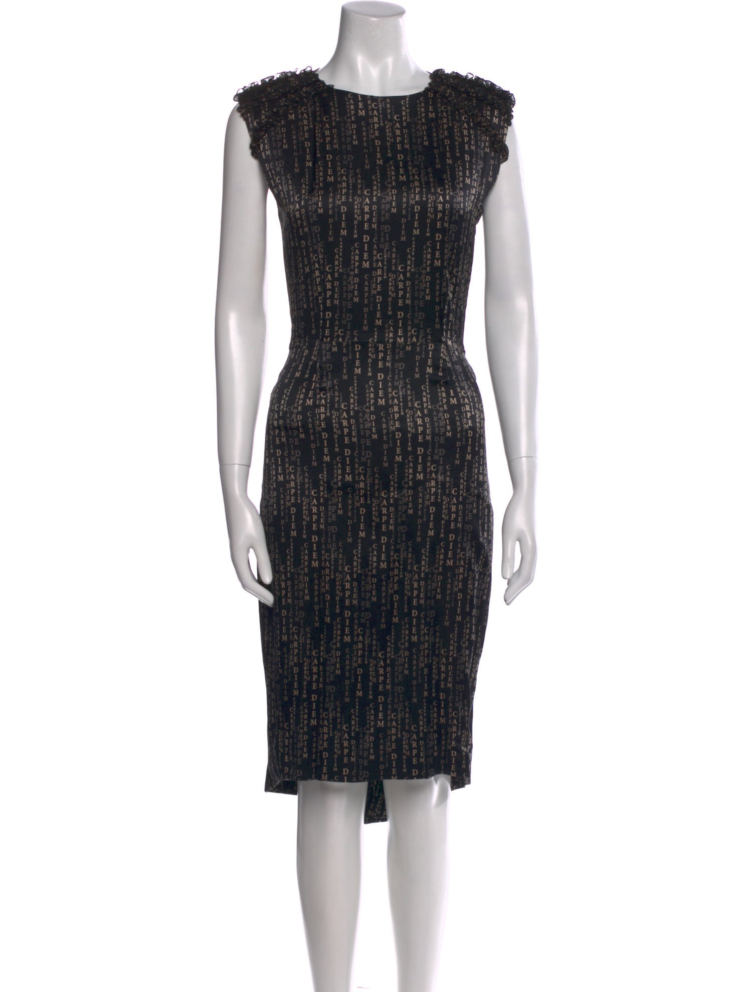 Thomas Wylde Printed Midi Length Dress