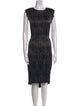 Thomas Wylde Printed Midi Length Dress