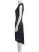 Thomas Wylde Printed Midi Length Dress