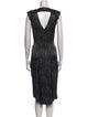 Thomas Wylde Printed Midi Length Dress