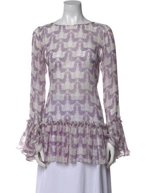 Thomas Wylde Silk Printed Tunic