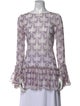 Thomas Wylde Silk Printed Tunic