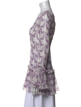 Thomas Wylde Silk Printed Tunic