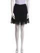 Thomas Wylde Crochet Trim Mini Skirt
