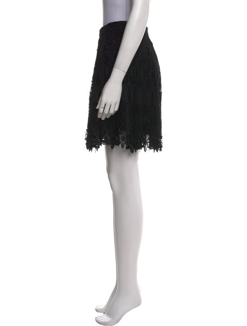 Thomas Wylde Crochet Trim Mini Skirt