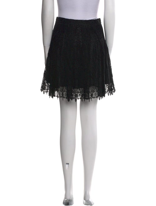Thomas Wylde Crochet Trim Mini Skirt