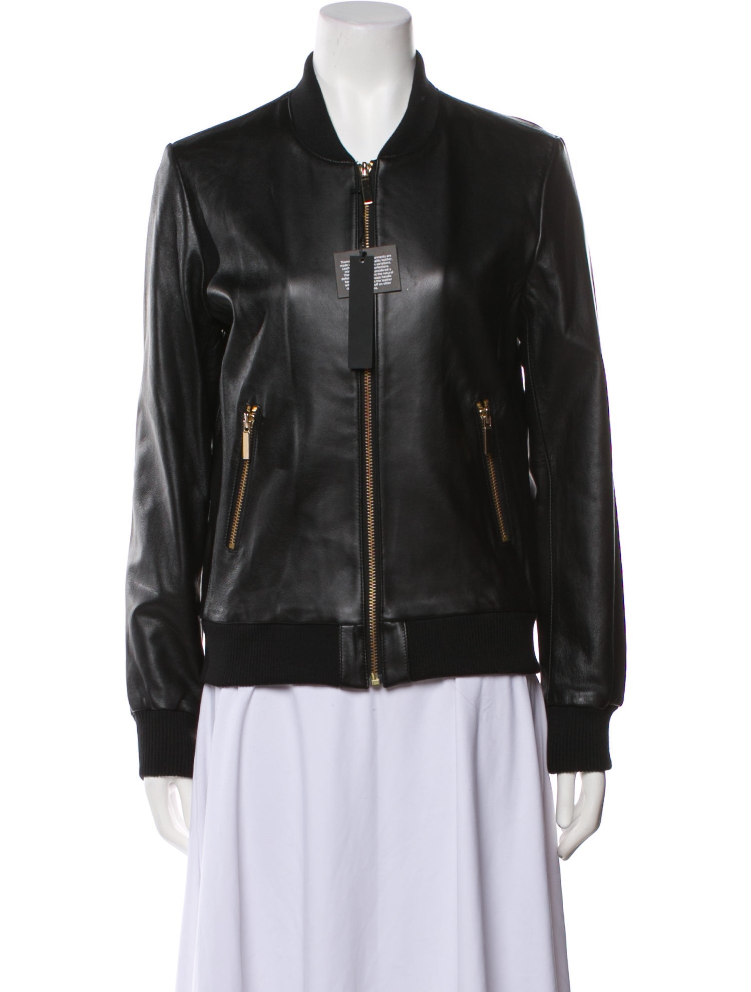 Thomas Wylde Leather Bomber Jacket w/ Tags