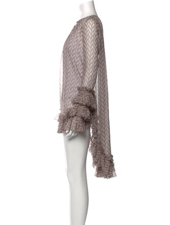 Thomas Wylde Silk Knee-Length Dress