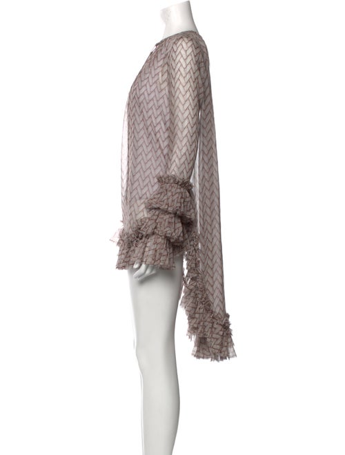 Thomas Wylde Silk Knee-Length Dress