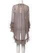 Thomas Wylde Silk Knee-Length Dress