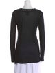 Thomas Wylde Scoop Neck Long Sleeve T-Shirt
