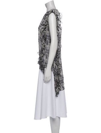 Thomas Wylde Silk Printed Top