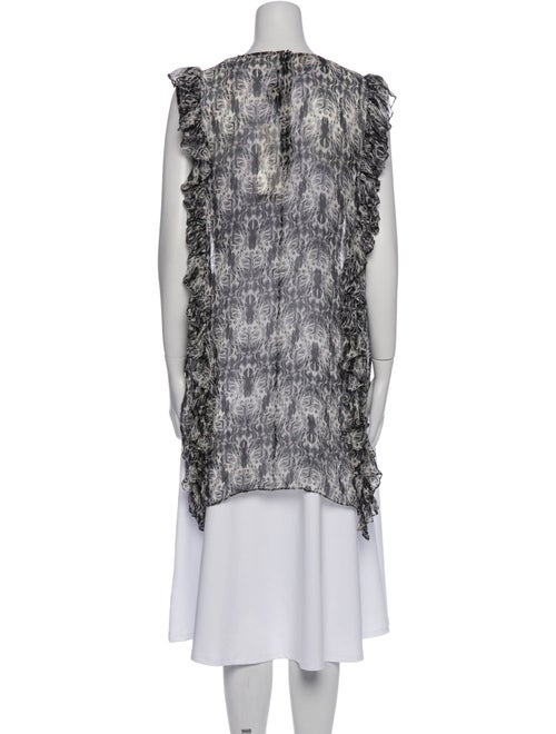 Thomas Wylde Silk Printed Top