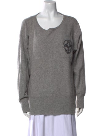 Thomas Wylde Cashmere Scoop Neck Sweater