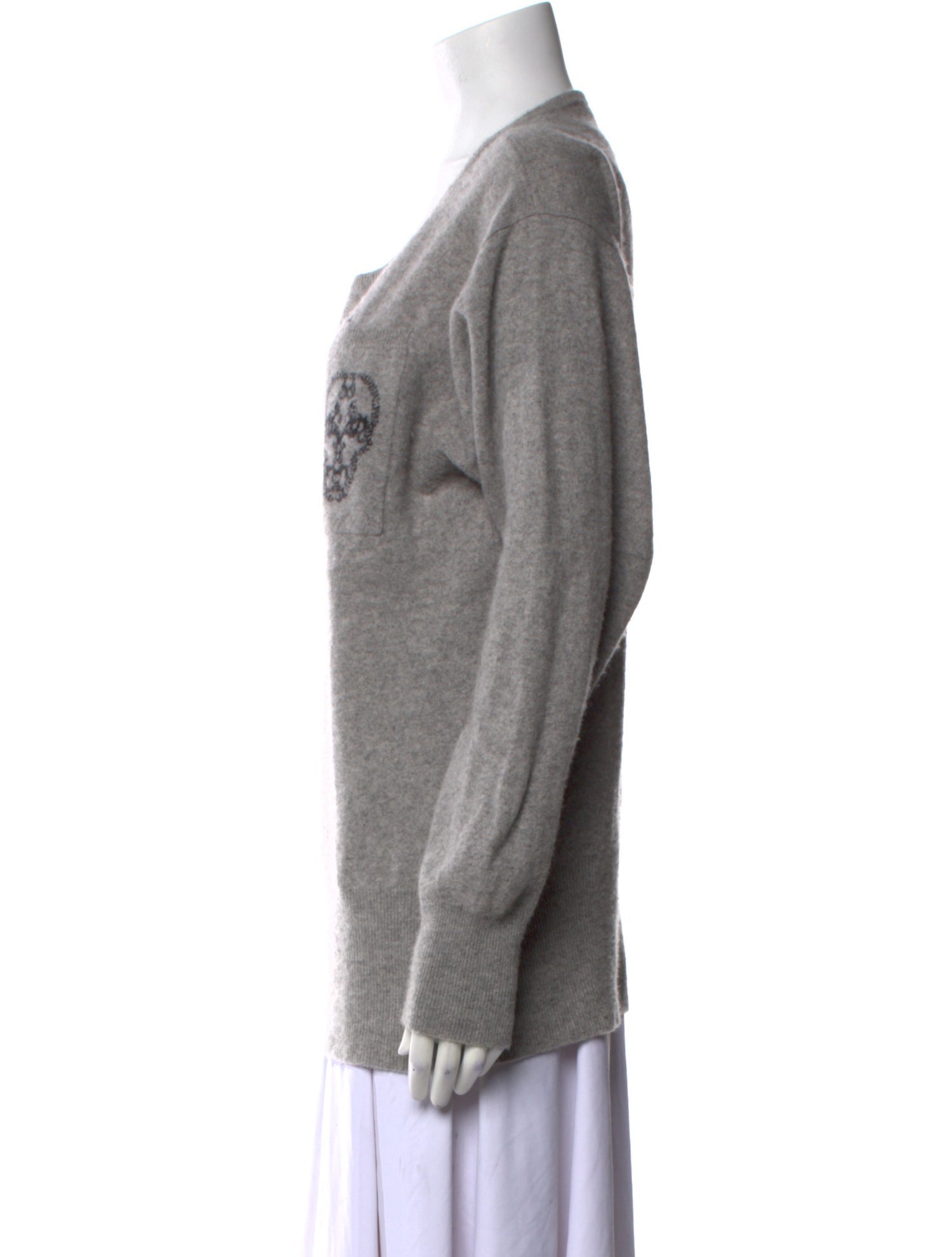 Thomas Wylde Cashmere Scoop Neck Sweater