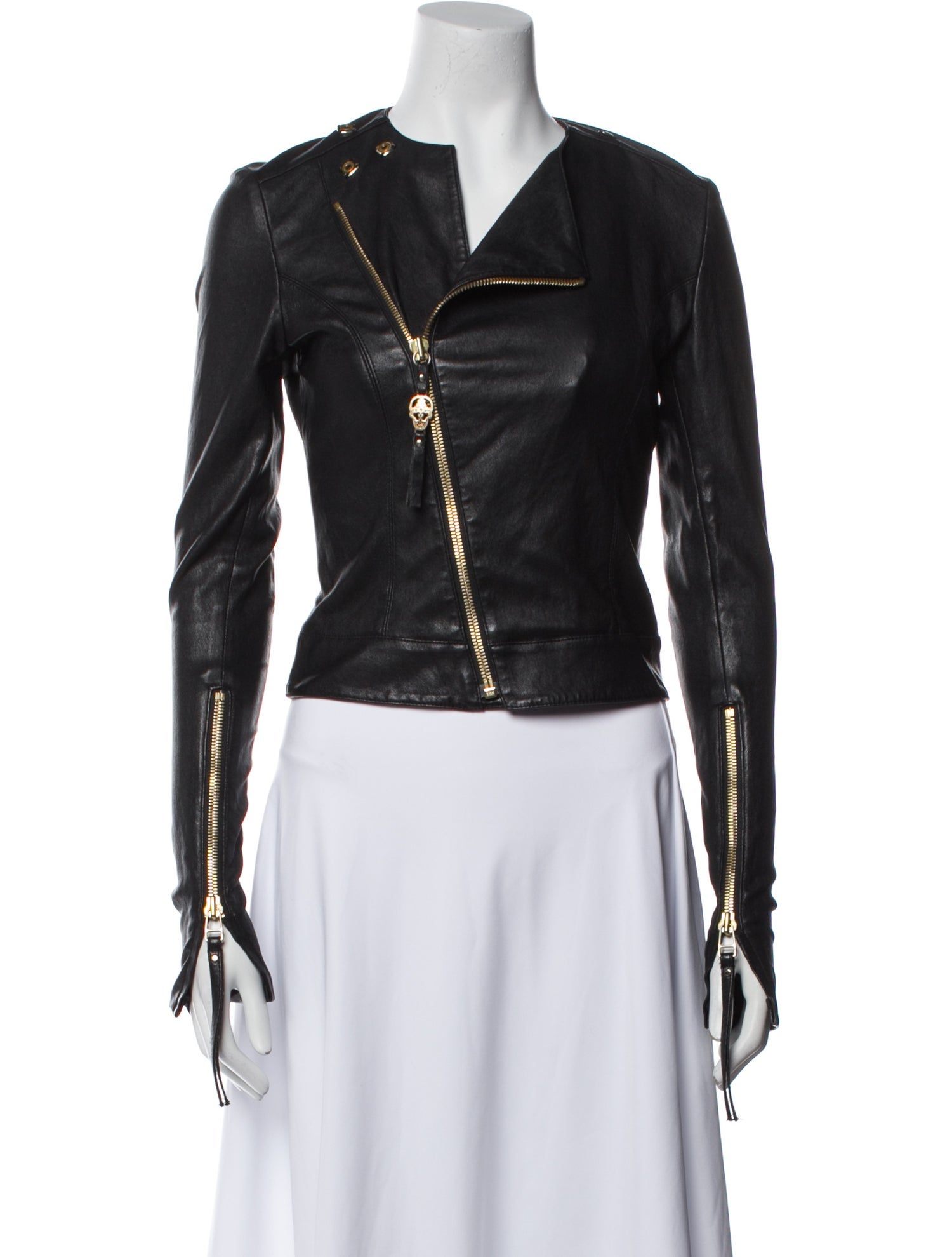 Thomas Wylde Leather Fur Jacket