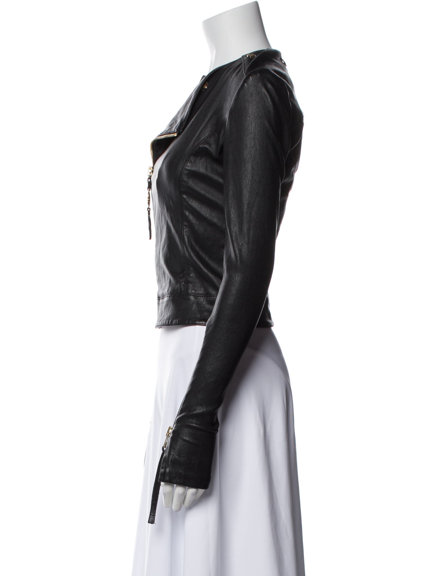 Thomas Wylde Leather Fur Jacket