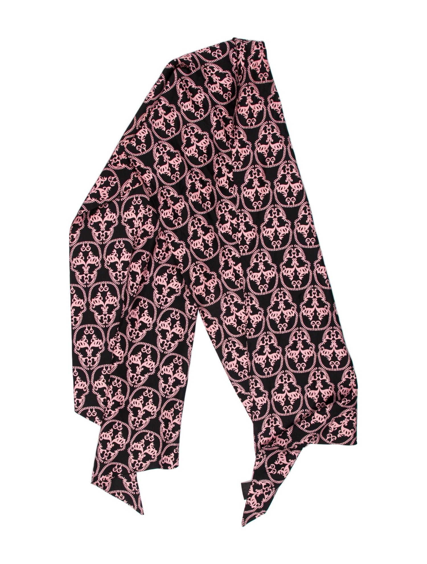 Thomas Wylde Bolduc Au Carre Jersey Silk Scarf